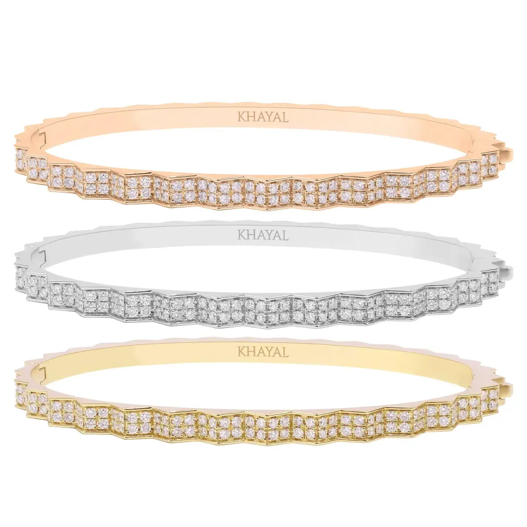 The Muse Diamond Bangle