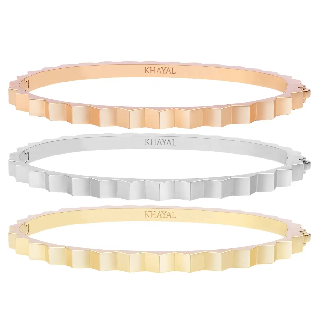 The Muse Gold Bangle