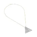 Diamond Ishtar Necklace in Yellow Gold