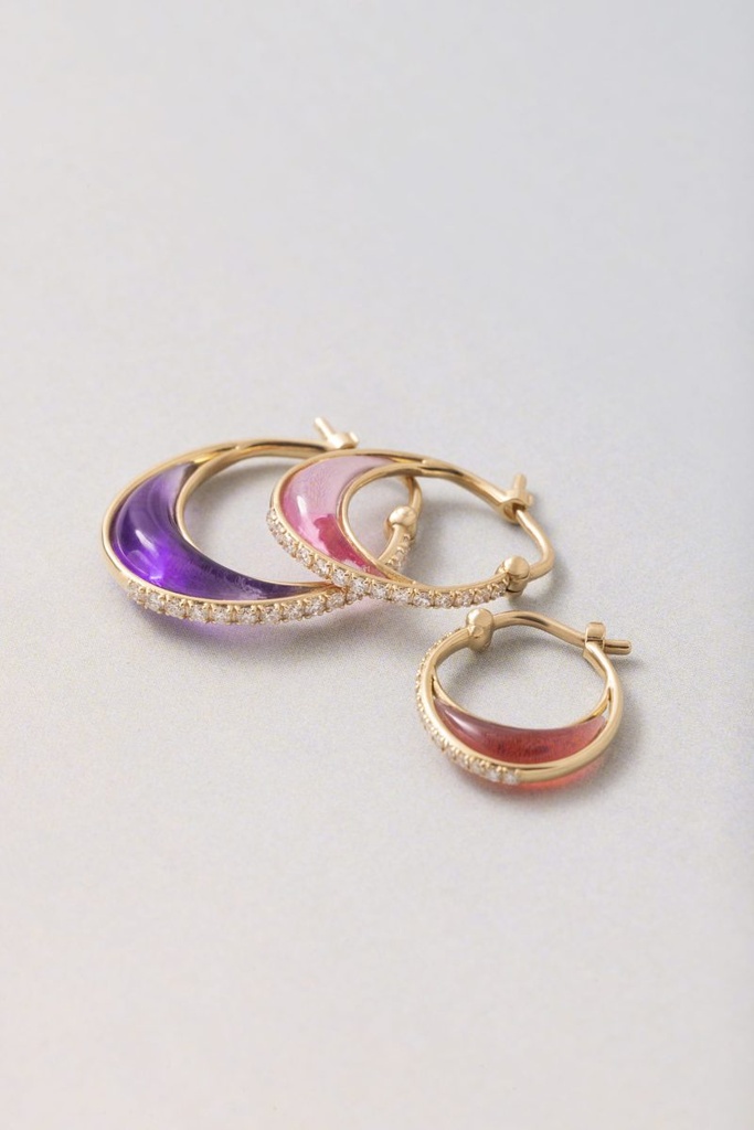 Bloop Moon Earrings