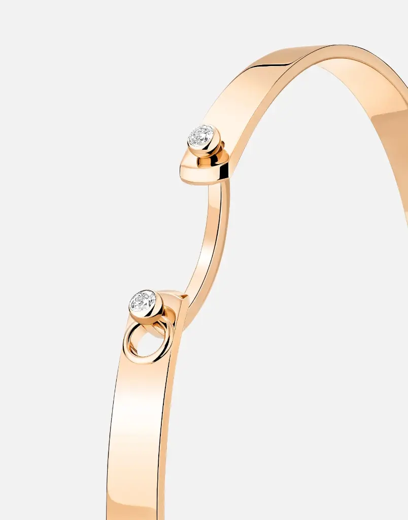 Monday Morning Mood Bangle In Rose Gold