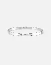 Monday Morning Mood Bangle In White Gold