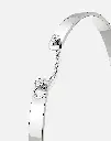 Business Meeting Mood Bangle In White Gold