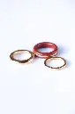 Classic Ring Stack - Red Jasper