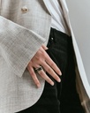 Essential Gem Stacking Ring - Black Onyx
