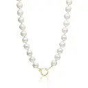 Pearl Beaded Necklace - Pink