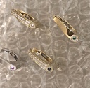 Earring Nano Grace Gold Emeralds