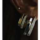 Earring Nano Grace Gold Emeralds