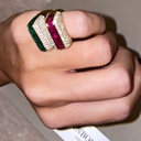 Ring Empress Emeralds