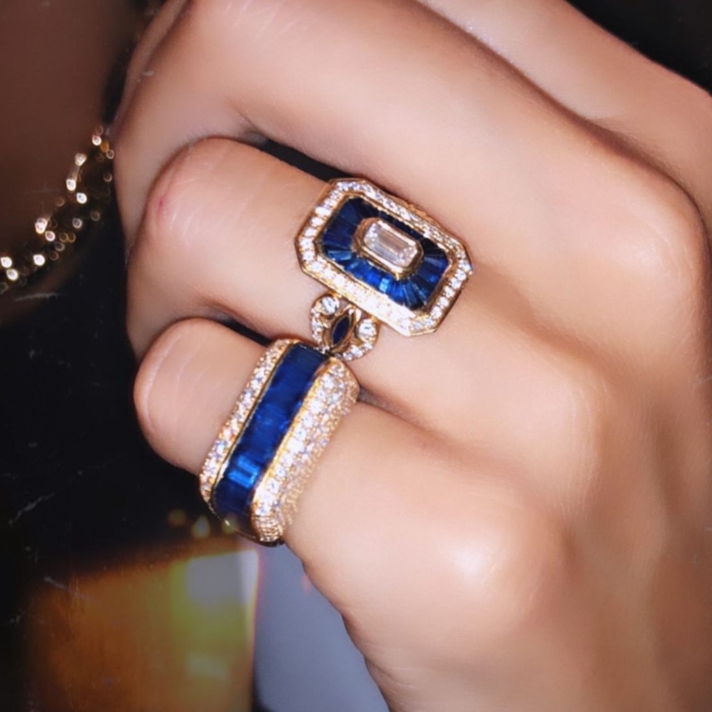 Ring Empress Sapphires