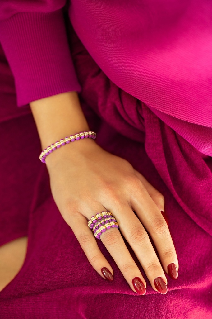 The Purple Atom Ring – Size 1