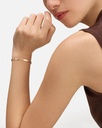 Dinner Date Mood Bangle In Yellow Gold