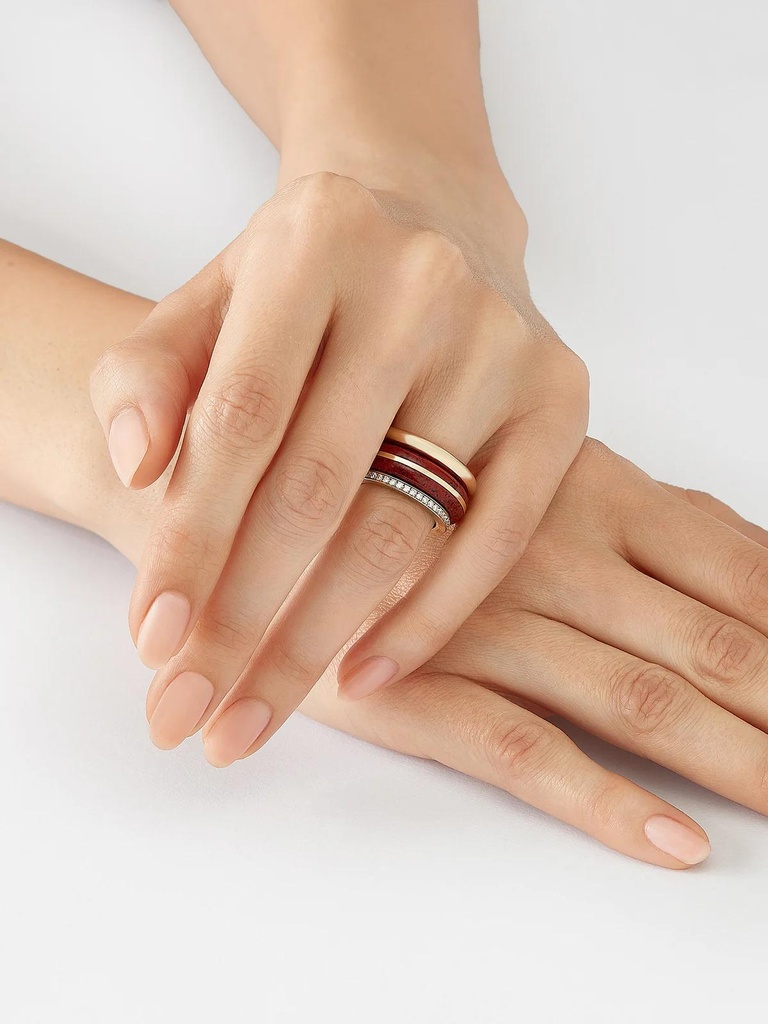 Essential Gem Stacking Ring - Red Jasper