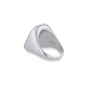 Palm Tree Ring in White Gold