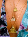Small Diamond Ishtar Necklace - Yellow Gold