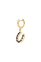 Luck Horse Shoe Earring - Blue Sapphires