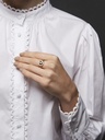 Utama Jet Black Ring - Rose Gold