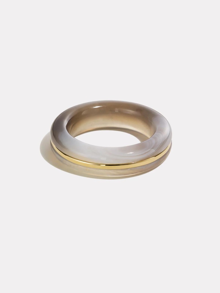 Essential Gem Stacking Ring - Botswana Agate