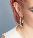 Crescent Moon Studs