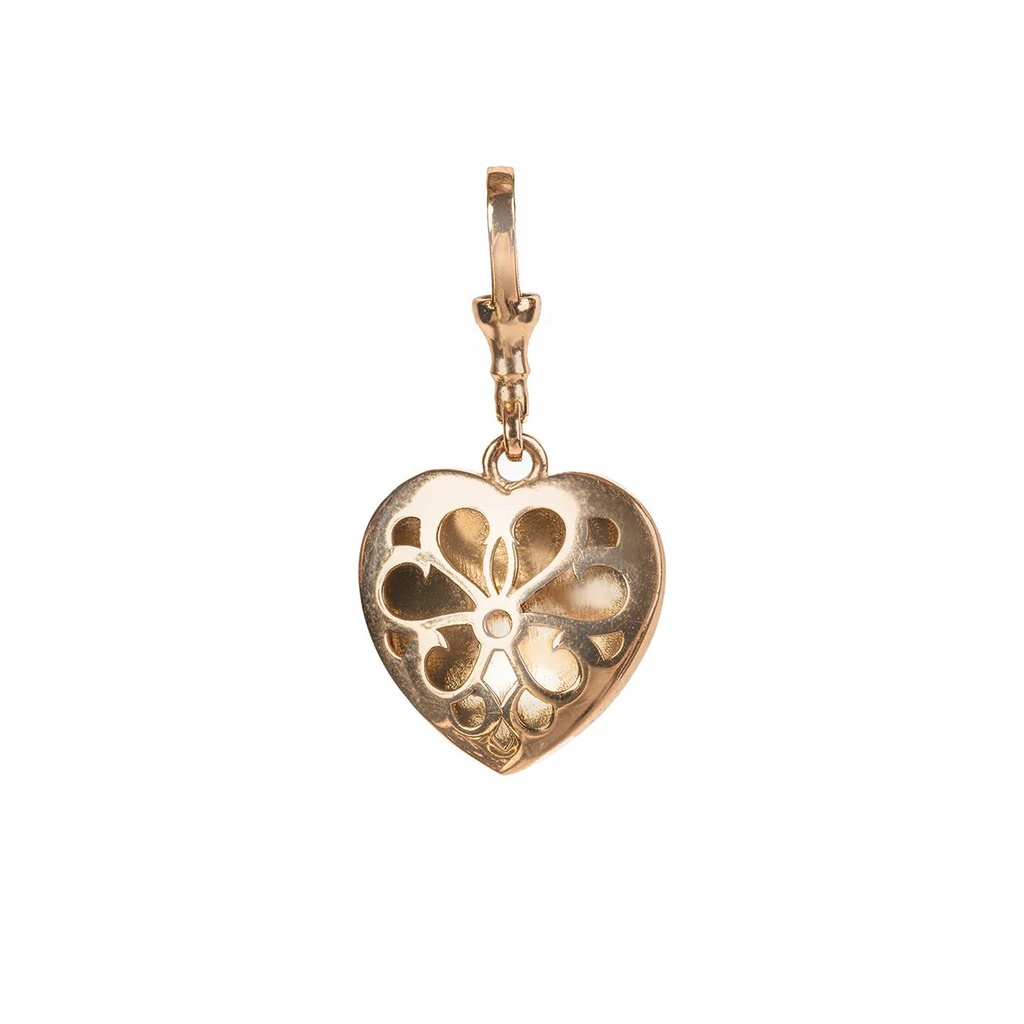 Heart Of Gold Charm - Yellow Gold