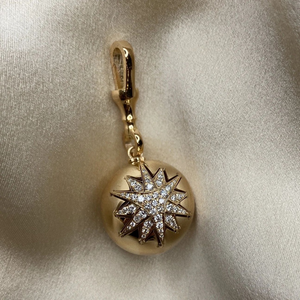 Star Burst Ball Charm