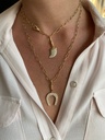 Diamond Horseshoe Charm