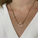 Felicity Diamond Round Chain