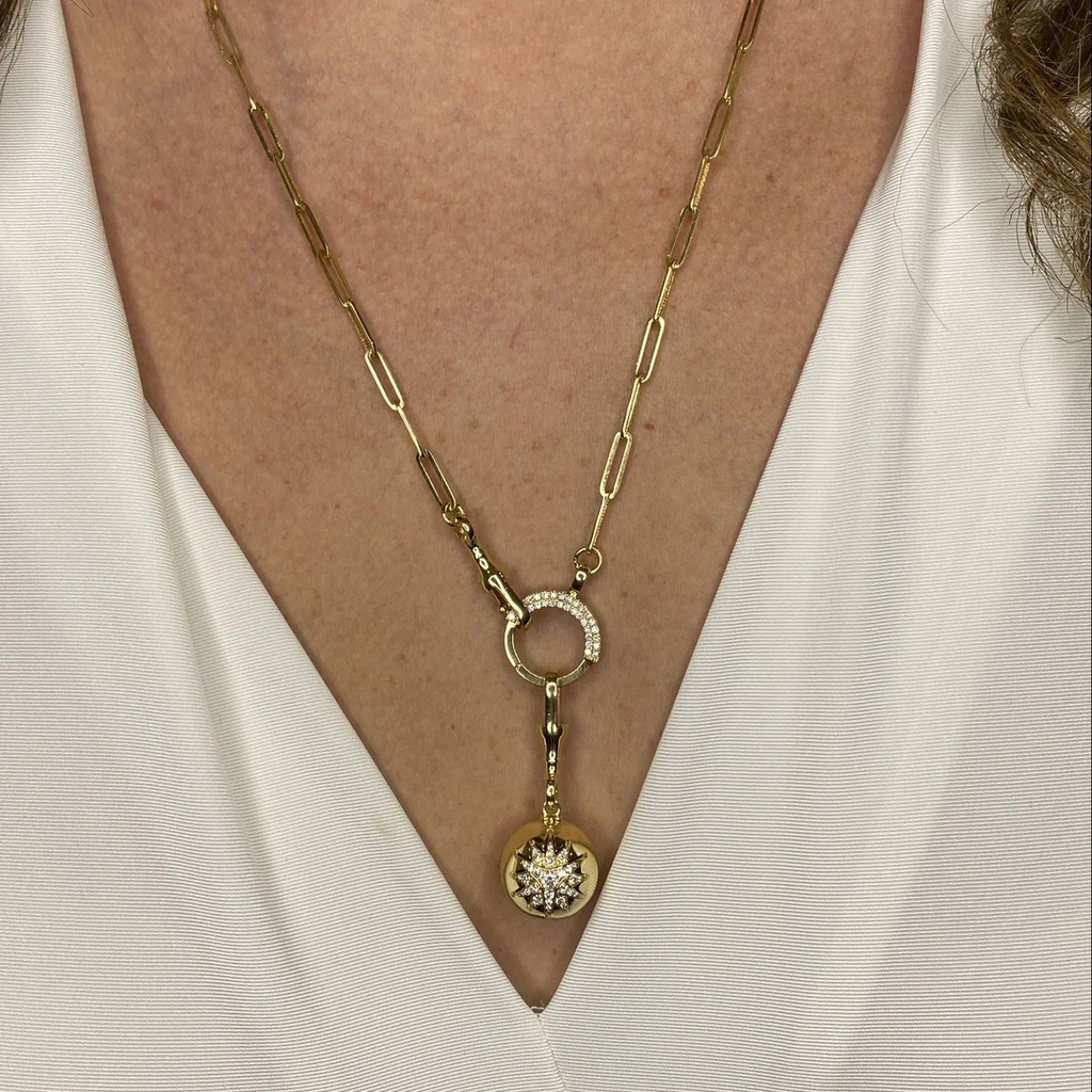 Felicity Diamond Round Chain