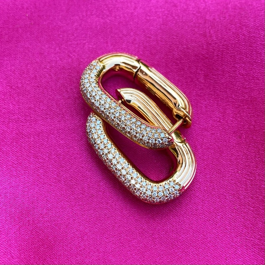 Swing With Me Pave Earring