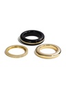 Classic Ring Stack - Black Onyx