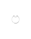 Business Meeting Mood Ring In White Gold
