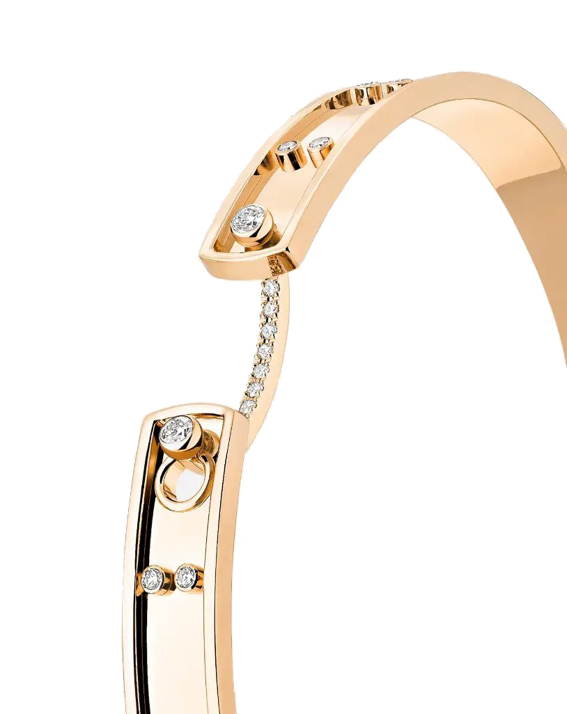 Picnic In Paris Mood Bangle In Rose Gold