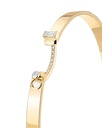 Dinner Date Mood Bangle In Yellow Gold