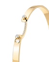 Business Meeting Mood Bangle In Yellow Gold