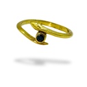 Snake Blue Sapphire Ring 