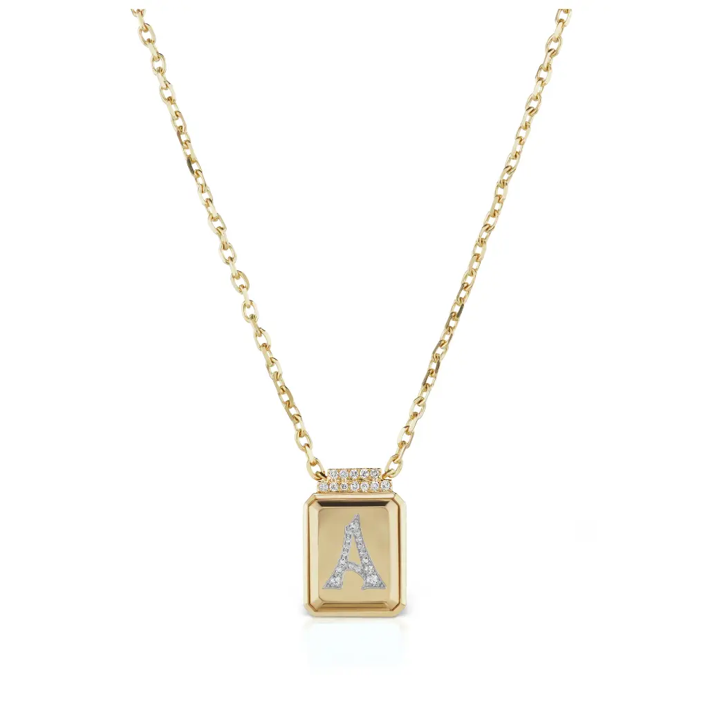 Initial Signet Pendant