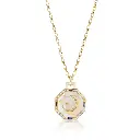 Octagonal La Luna Pendant