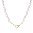 Rose Quartz Beaded Necklace