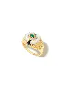 Alara Snowdrop Signet Ring