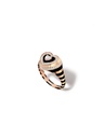 Utama Jet Black Ring - Rose Gold