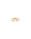 Tuxedo Mood Ring In Yellow Gold