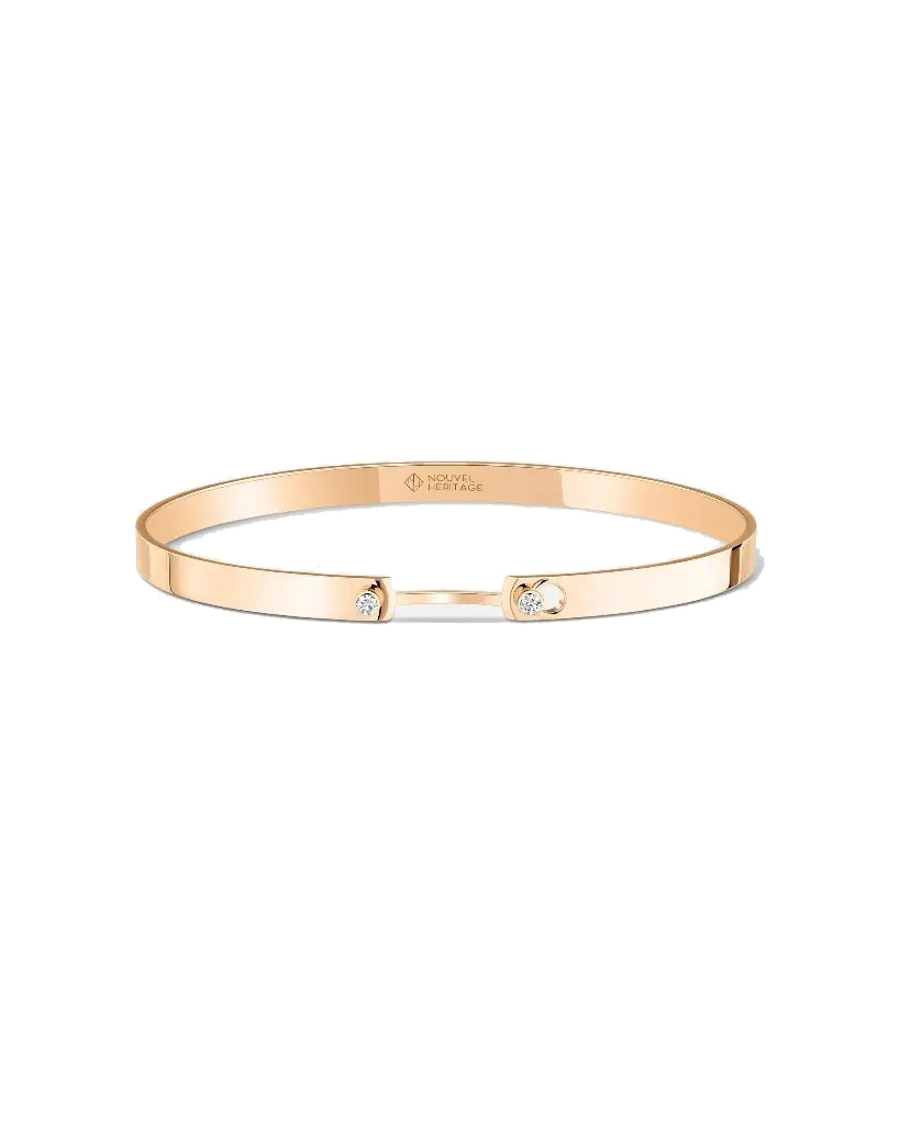 Monday Morning Mood Bangle In Rose Gold