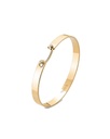 Business Meeting Mood Bangle In Yellow Gold