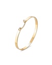 Dinner Date Mood Bangle In Yellow Gold