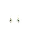 Alara Snowdrop Pendant Drop Earrings
