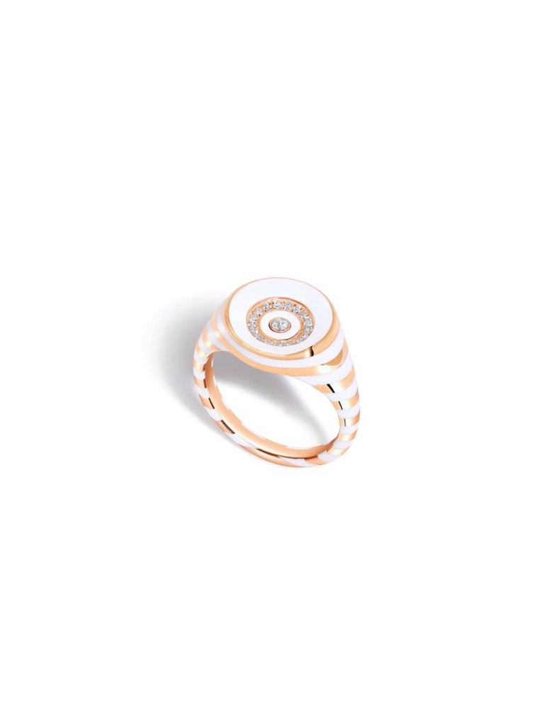 Rinzo Brilliant Bone White Ring