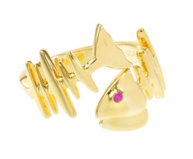 Wishbone Knuckle Ring