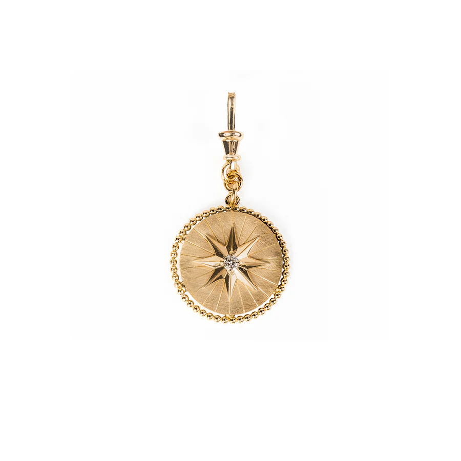 North Star Diamond Charm