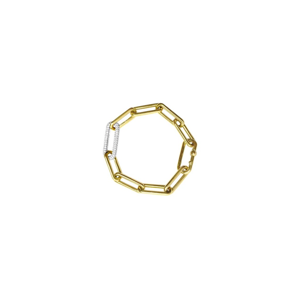 Foxy Chunky Diamond Chain Bracelet
