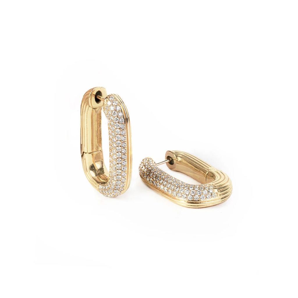 Swing With Me Pave Earring